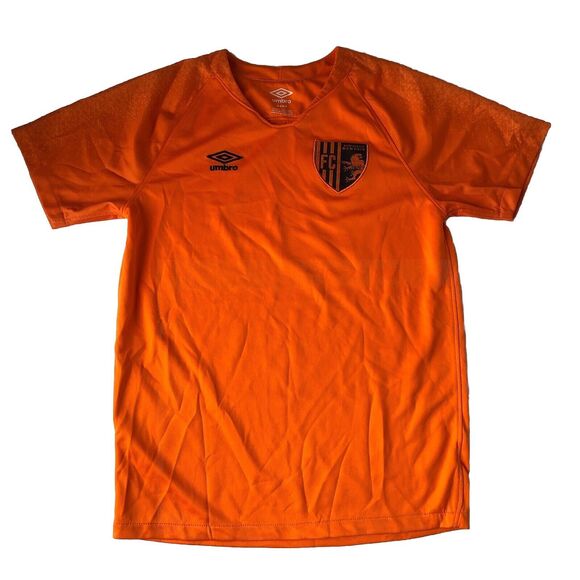 Umbro Manchester MCMXXIV FC Orange Men's Soccer Jersey Size Small - Picture 1 of 12